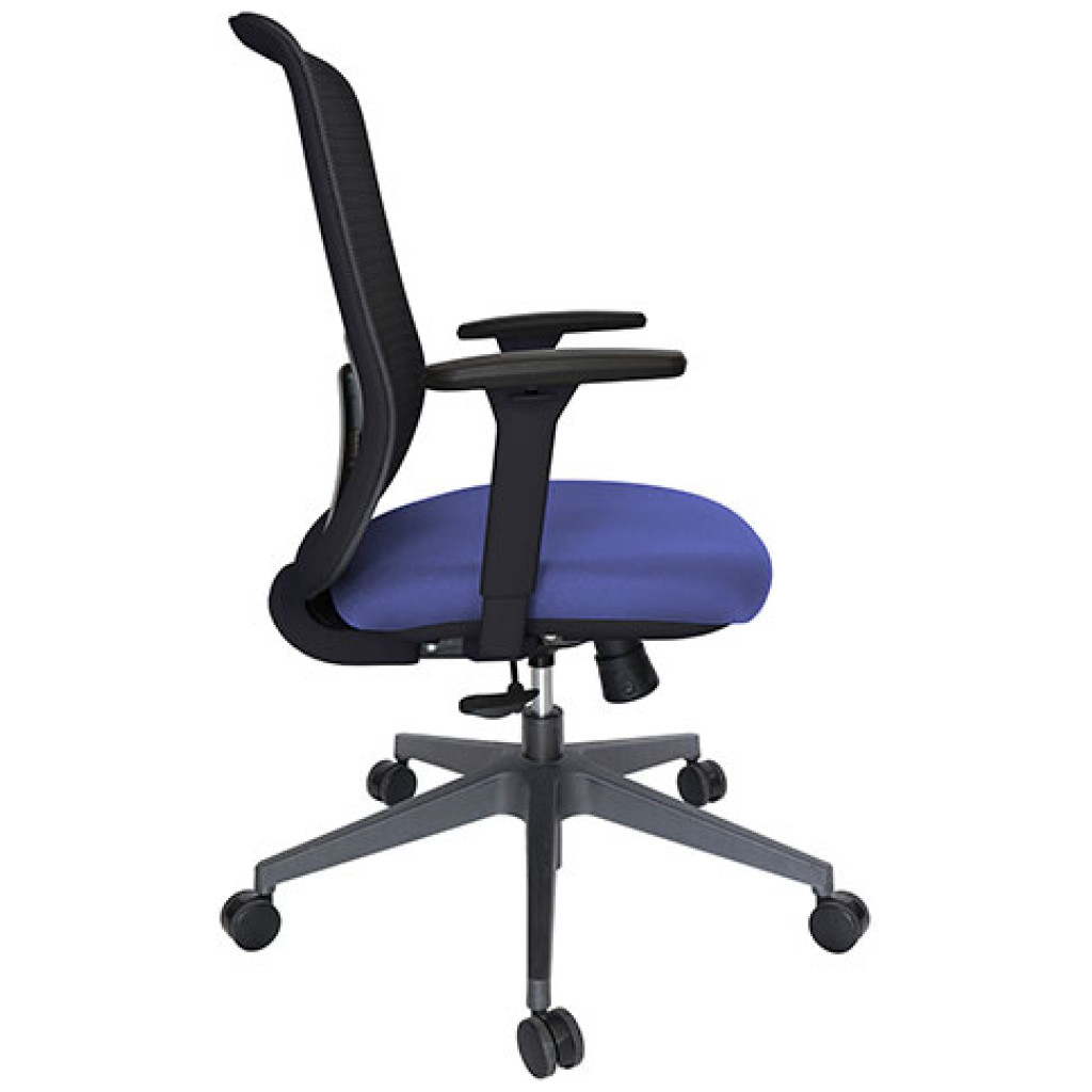 Silla Semi Ejecutiva Crew OHE-112 Estructura Negro - Grupo Microtec