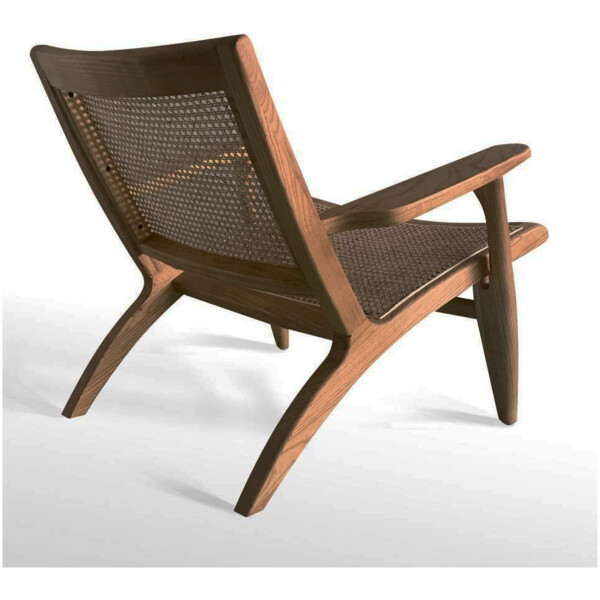 sillon de rattan con bejuco natural exterior madera de olmo