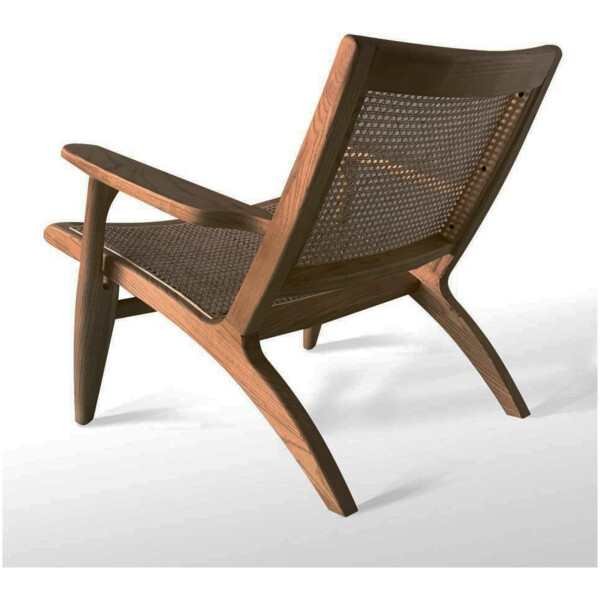 sillon de rattan con bejuco natural exterior madera de olmo